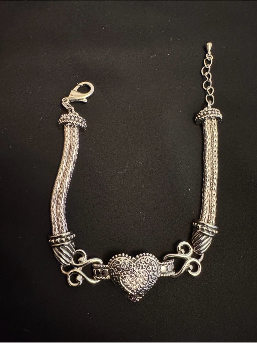 Lia Sophia Silver “Love Dust” Chain Bracelet